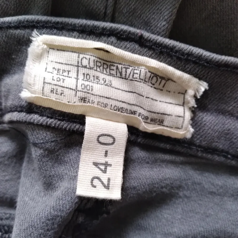 Current/Elliott The Silverlake Zip Skinny Leg jeans, size 24/0